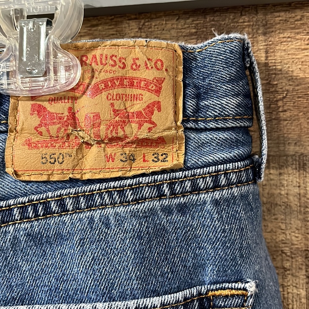 Levi Strauss 550 jeans men's 34 x 32 - Picture 3 of 3